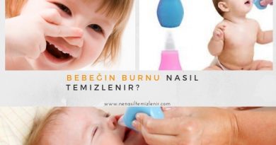 Bebeğin burnu nasıl temizlenir